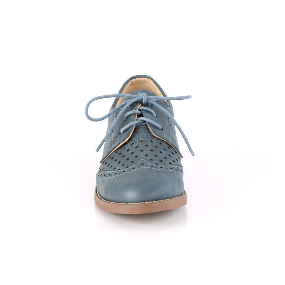 Pin Up Wingtip Lace Up Shoes - Picture 3 of 5